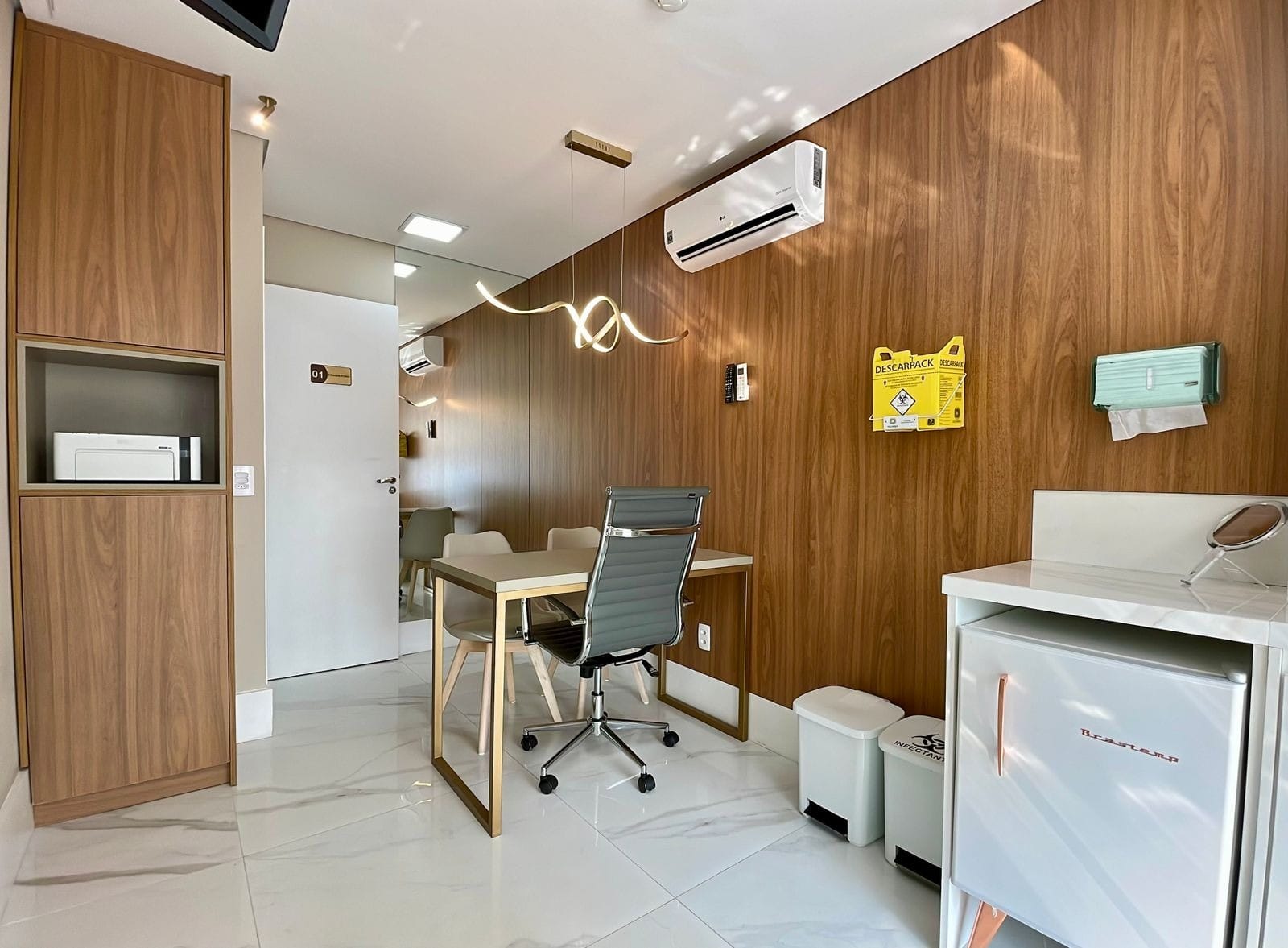 Sala de procedimentos da unidade Oscar Freire