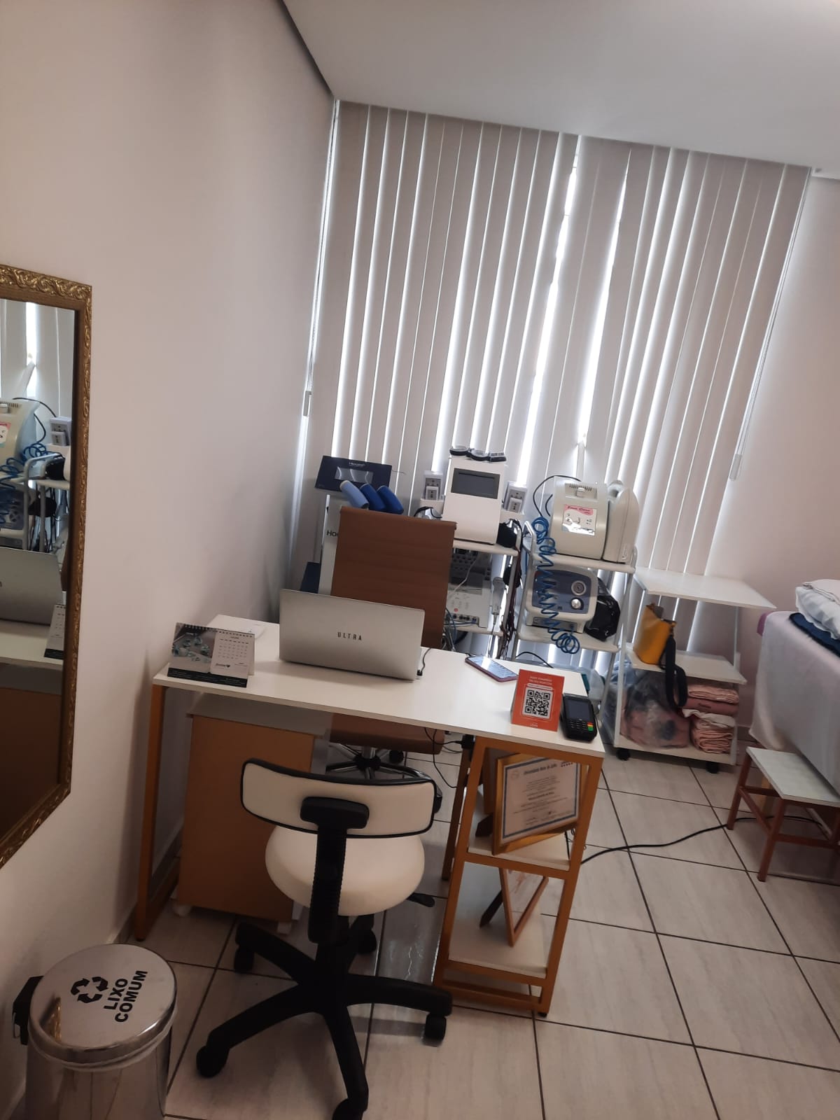 Sala de procedimentos da unidade Pamplona